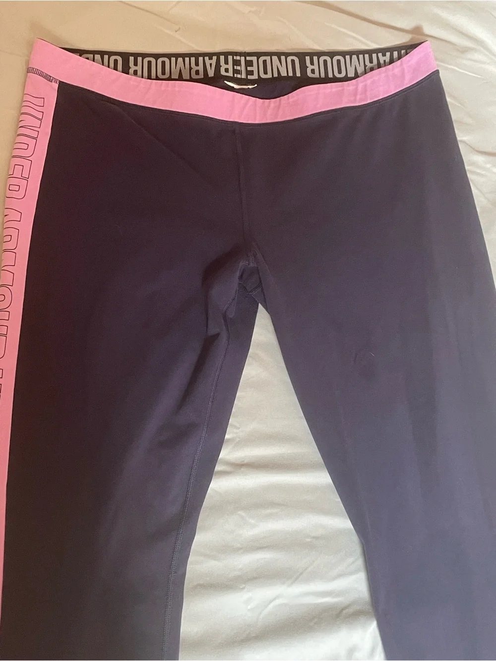 Under Armour Leggings with Pink Trim